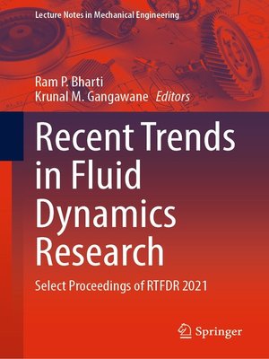 cover image of Recent Trends in Fluid Dynamics Research